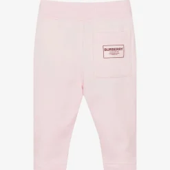 Baby Girls Pink Bear Joggers
