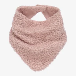 Baby Girls Pink Bouclé Scarf