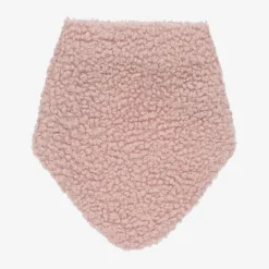Baby Girls Pink Bouclé Scarf