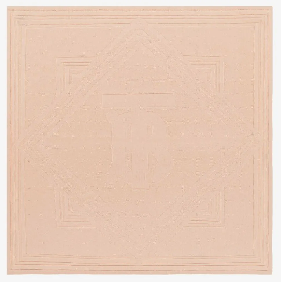 Baby Girls Pink Cashmere Blanket (71cm)