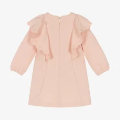 Baby Girls Pink Cotton Frill Dress