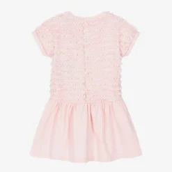 Baby Girls Pink Cotton Frilly Dress