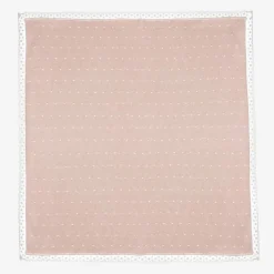 Baby Girls Pink Cotton Knit Shawl (106cm)
