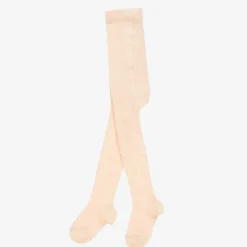 Baby Girls Pink Cotton Tights