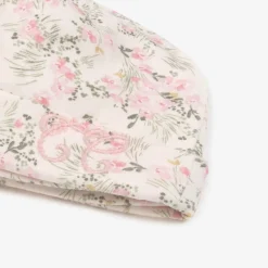 Baby Girls Pink Floral Cotton Hat
