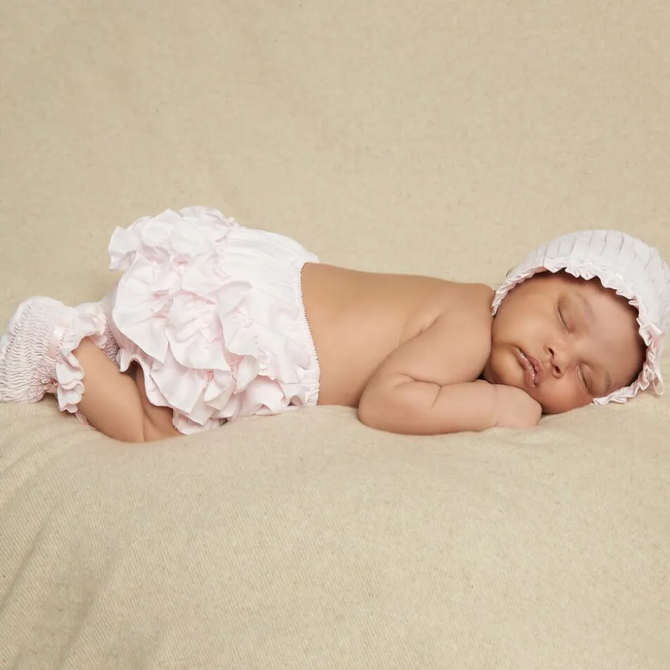 Baby Girls Pink Frilly Pants