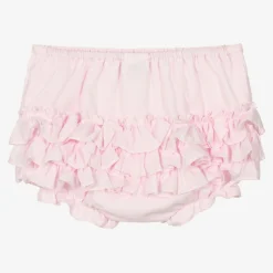 Baby Girls Pink Frilly Pants