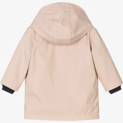 Baby Girls Pink Hooded Raincoat