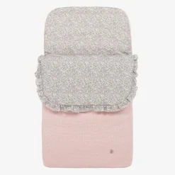 Baby Girls Pink Knitted Nest (74cm)