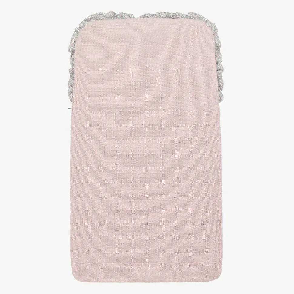 Baby Girls Pink Knitted Nest (74cm)
