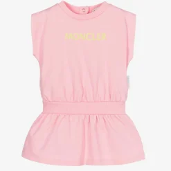 Baby Girls Pink Logo Dress
