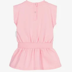 Baby Girls Pink Logo Dress