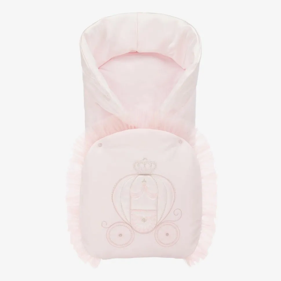 Baby Girls Pink Padded Nest (63cm)