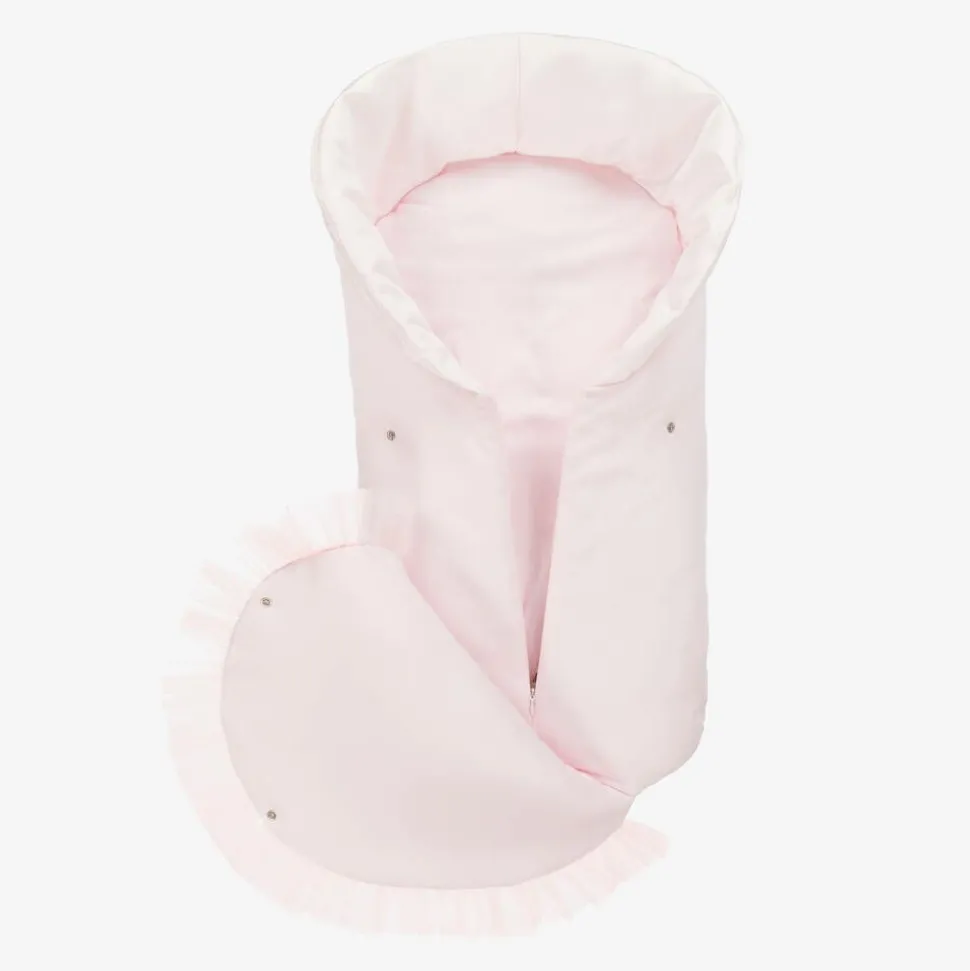 Baby Girls Pink Padded Nest (63cm)