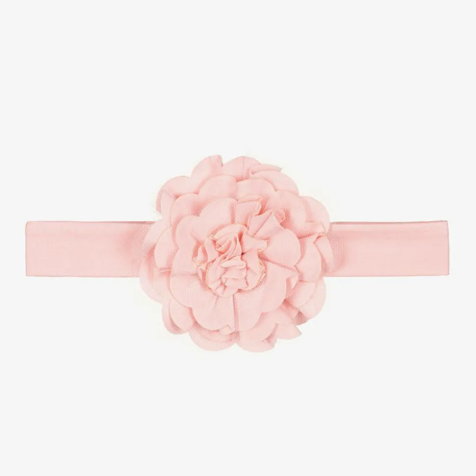 Baby Girls Pink Pima Cotton Headband