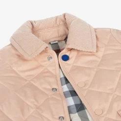Baby Girls Pink Quilted Jacket