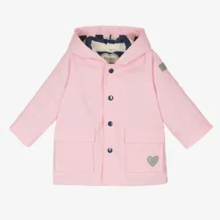 Baby Girls Pink Raincoat
