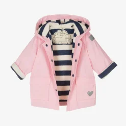 Baby Girls Pink Raincoat