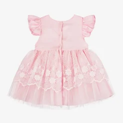 Baby Girls Pink Tulle Dress Set