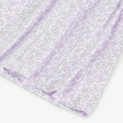 Baby Girls Purple Cotton Summer Gardens Dress