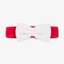 Baby Girls Red Velour Christmas Magic Headband