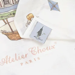 Baby Girls White Balloons Swaddle (97cm)