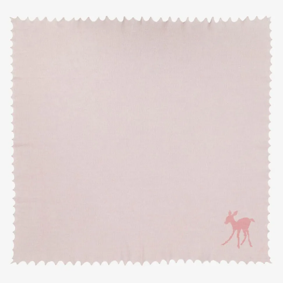 Baby Girls White Cotton & Pink Wool Gift Set