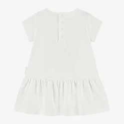 Baby Girls White Cotton Dress