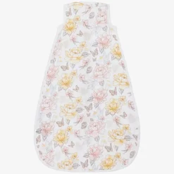 Baby Girls White Cotton Sleeping Bag