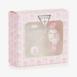 Baby Girls White Dummy & Clip Set