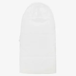 Baby Girls White Floral Bow Nest