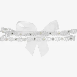 Baby Girls White Lace Headband