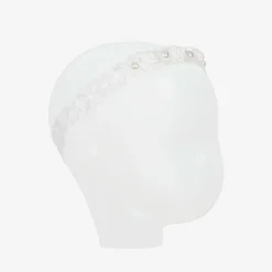 Baby Girls White Lace Headband