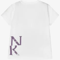 Baby Girls White Logo T-Shirt