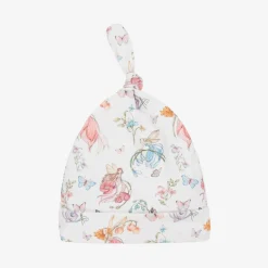Baby Girls White Supima Cotton Daphne Hat