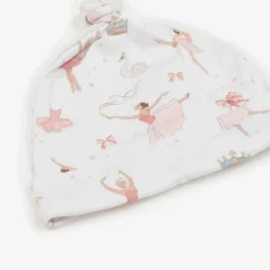 Baby Girls White Supima Cotton Opera Hat