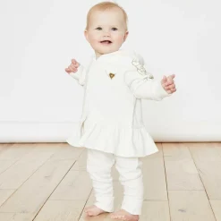 Baby Girls White Tracksuit
