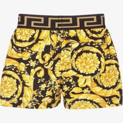 Baby Gold Barocco Shorts
