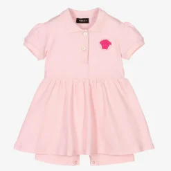 Baby Pink Medusa Polo Dress