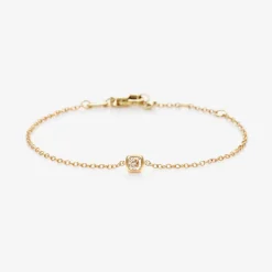 Babys 1st 18kt Gold & Diamond Bracelet