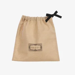 Beige & Blue GG Logo Belt