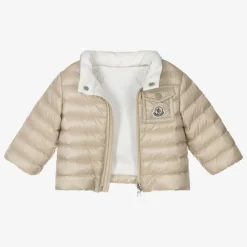 Beige Baigal Down Puffer Jacket