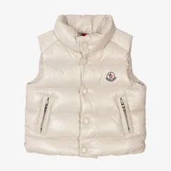 Beige Bernard Down Padded Gilet