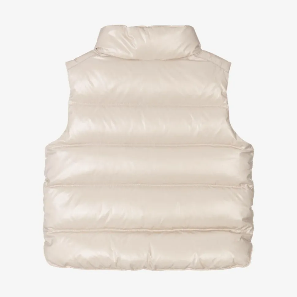 Beige Bernard Down Padded Gilet