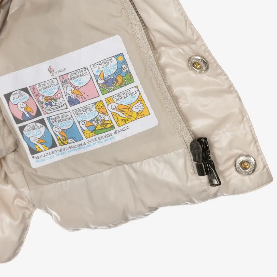 Beige Bernard Down Padded Gilet