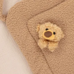 Beige Bouclé Fleece Bear Nest (64cm)