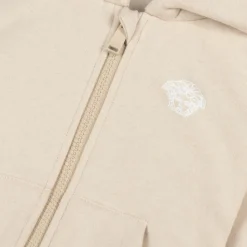 Beige Cotton & Cashmere Baby Tracksuit