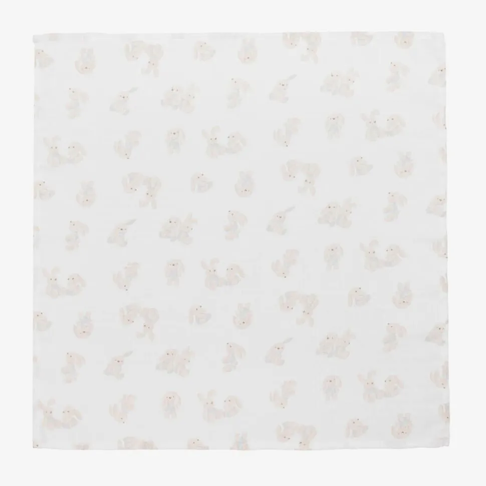 Beige Cotton Baby Muslins (3 Pack)