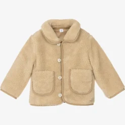 Beige Faux Fur Baby Jacket
