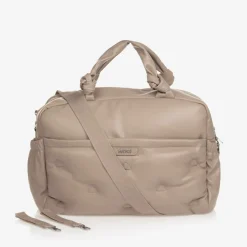 Beige Faux Leather Changing Bag (46cm)